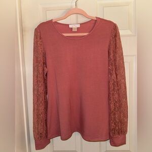 Rachel Parcell Long Sleeve Shirt Size L